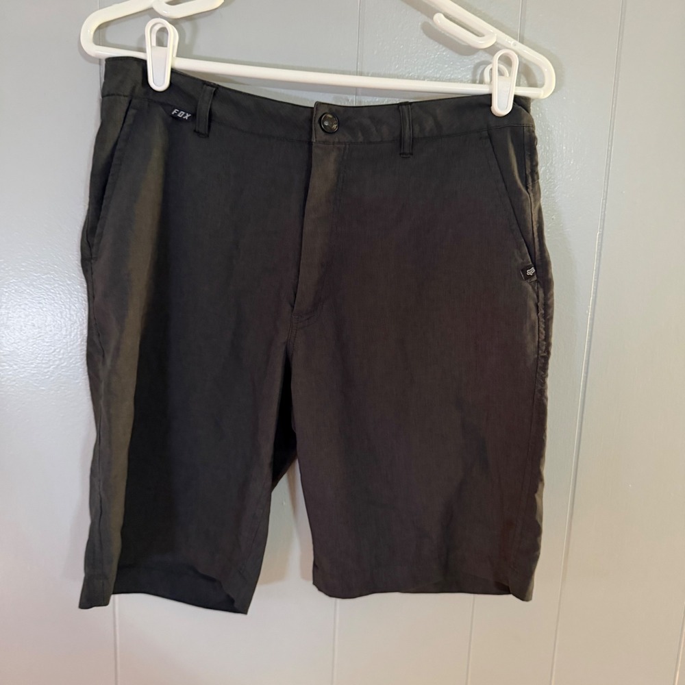 Fox Racing Hybrid Shorts Mens 29 Grey Quick Dry Performance Walk Shorts EUC